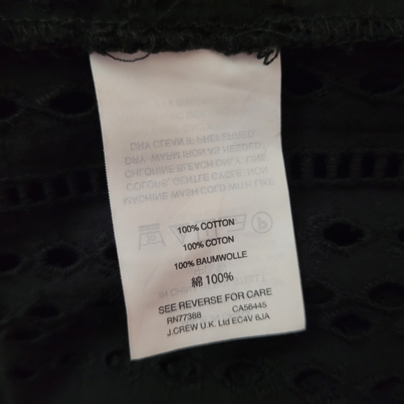 Madewell Mockneck Ruffled Eyelet Blouse - Picture 8 of 8